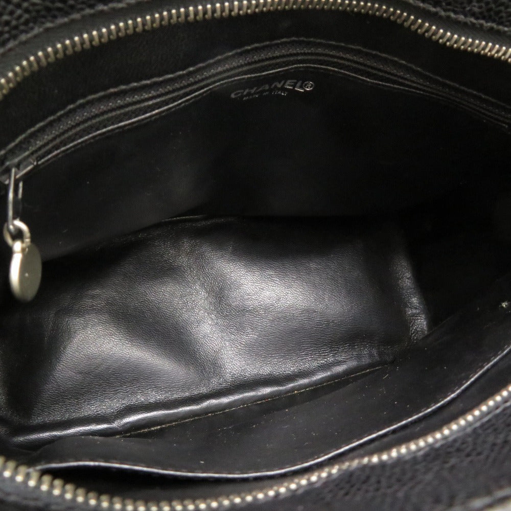 CHANEL Tote Bag Caviar skin black Replica Tote Women Used