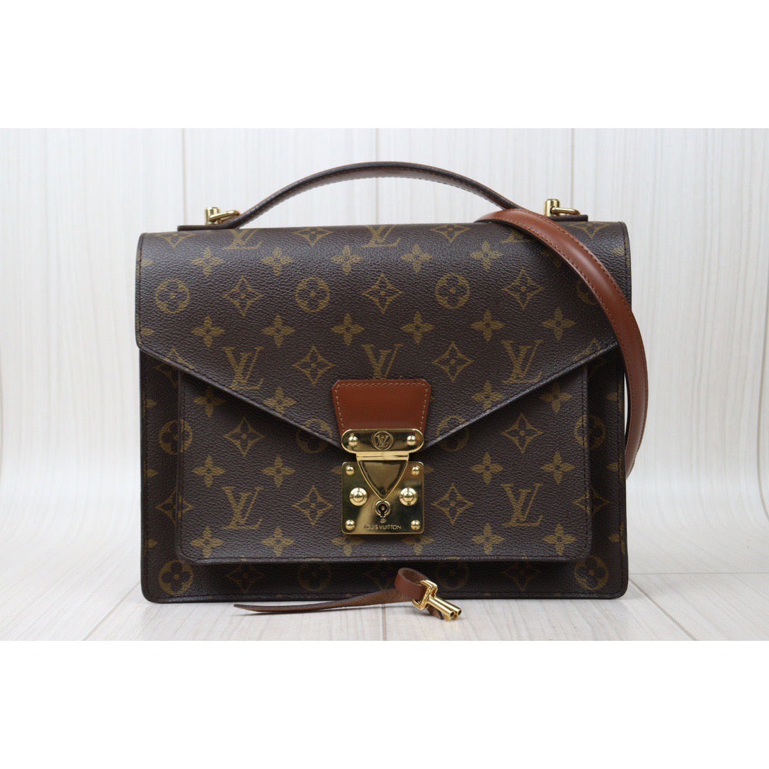 Rank AB｜ LV Monogram Monceau28 Shoulder Bag ｜24052709