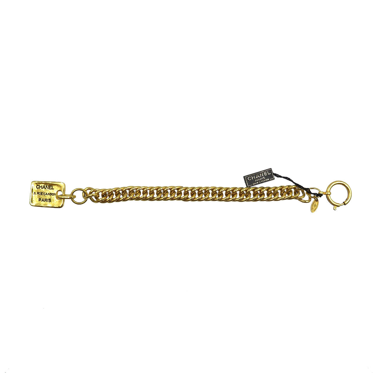 CHANEL bracelet metal gold