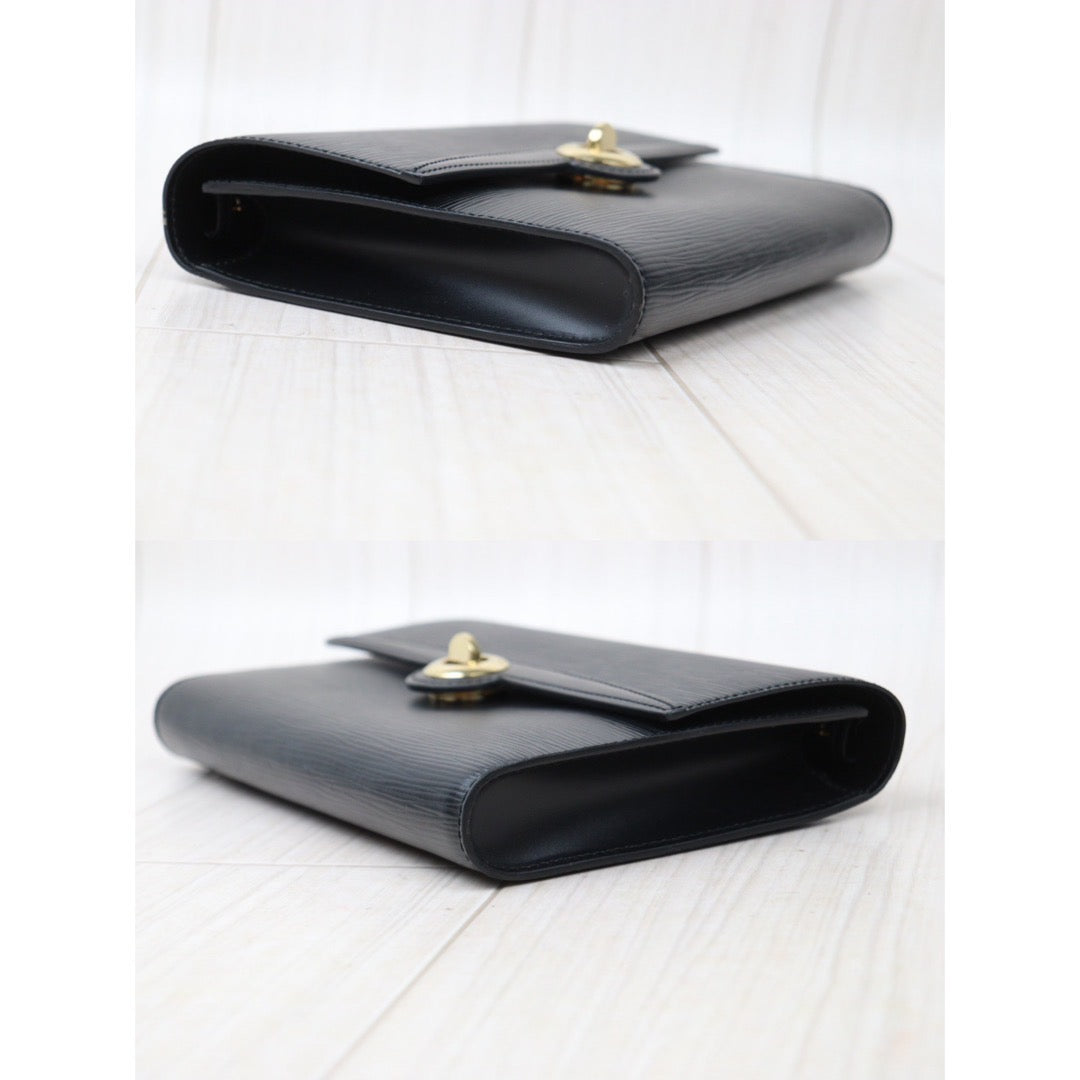 Rank AB｜ LV Epi Shoulder Bag Black｜24052803