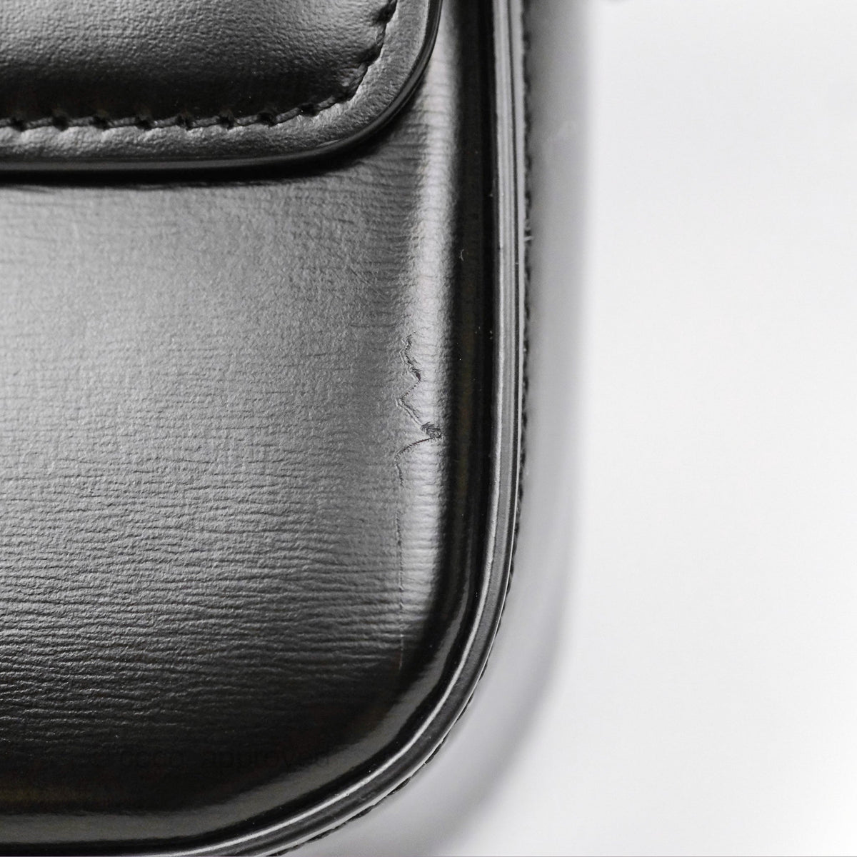Celine Triomphe Shoulder Bag Black Calfskin