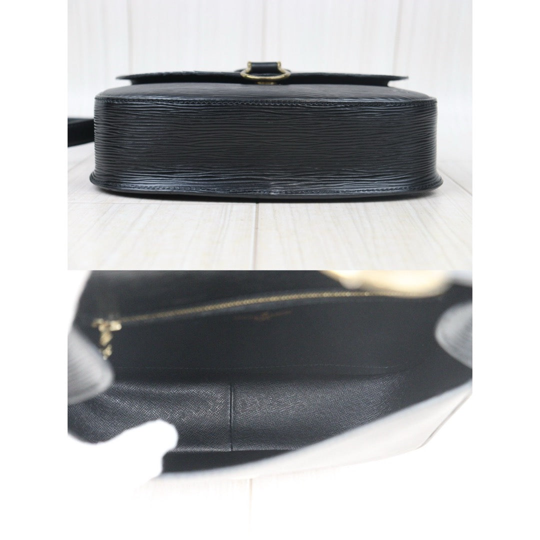 Very Good ( Rank A)｜LV Epi Saint-Cloud GM Shoulder Bag Black｜24100411
