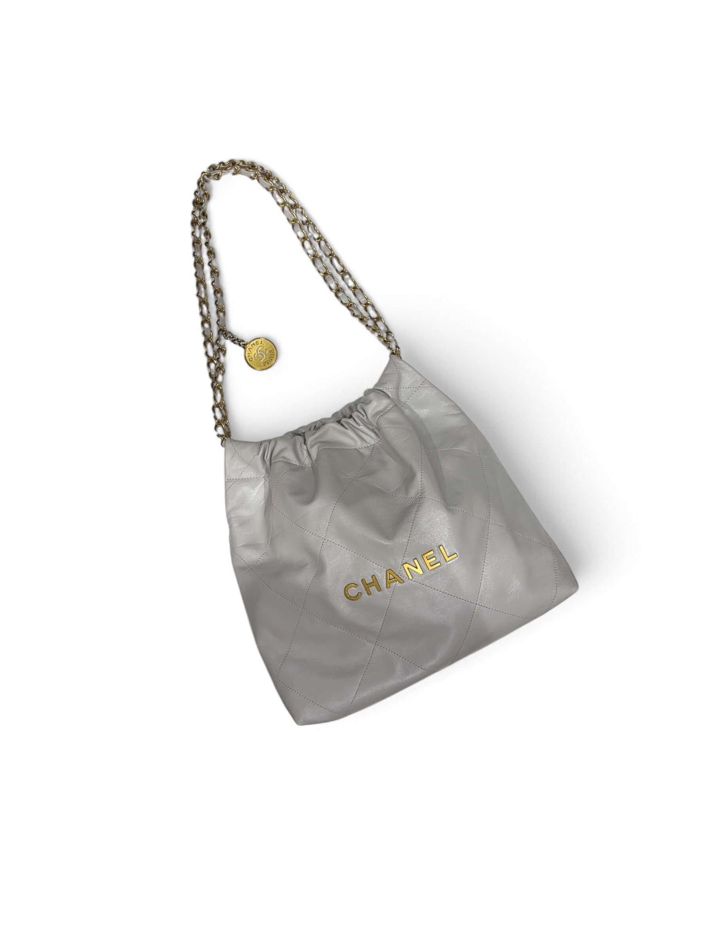 Chanel - Petit Sac 22 Gris Clair