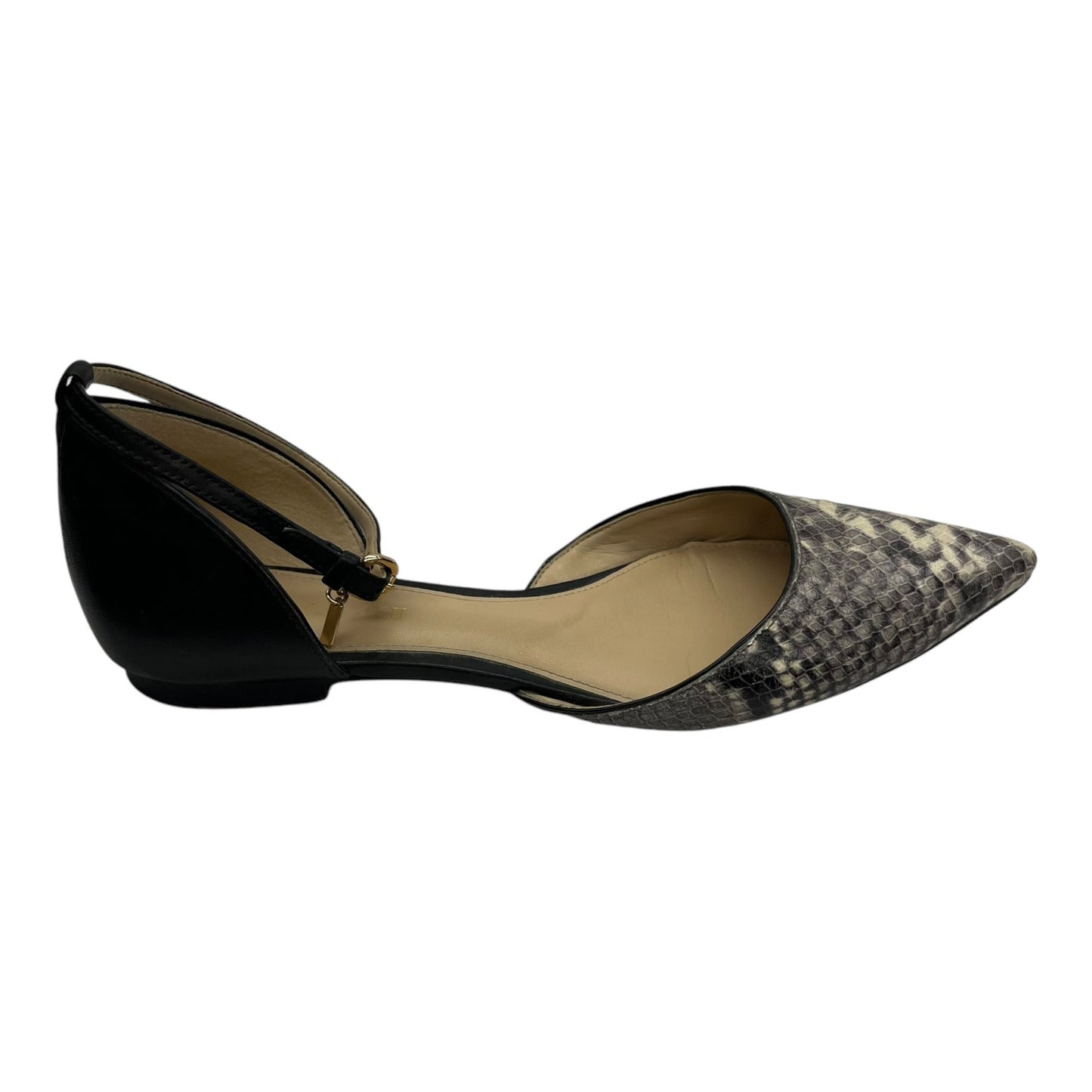 Shoes Designer By Coach In Snakeskin Print, Size:7.5