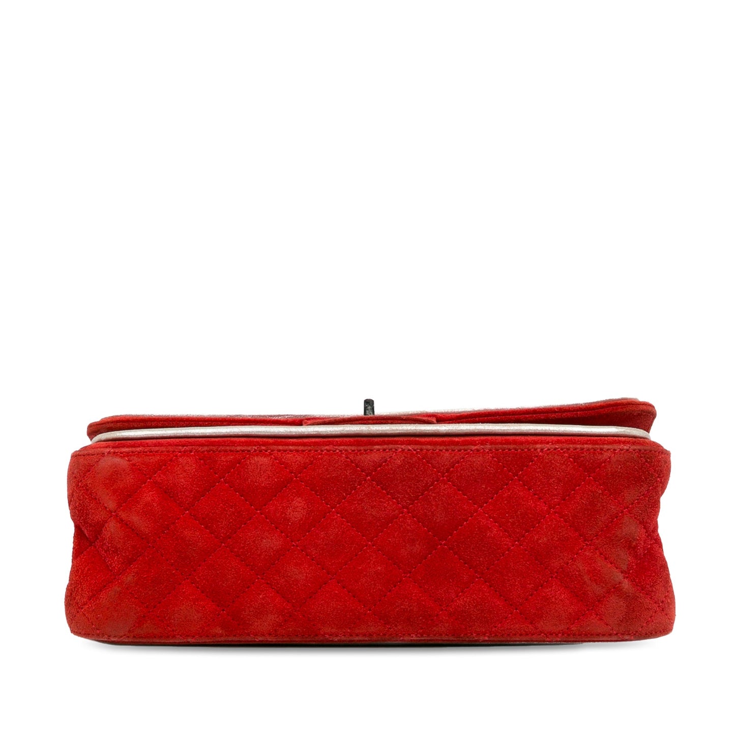 Red Chanel Medium Suede Re-issue 2.55 Double Flap Shoulder Bag