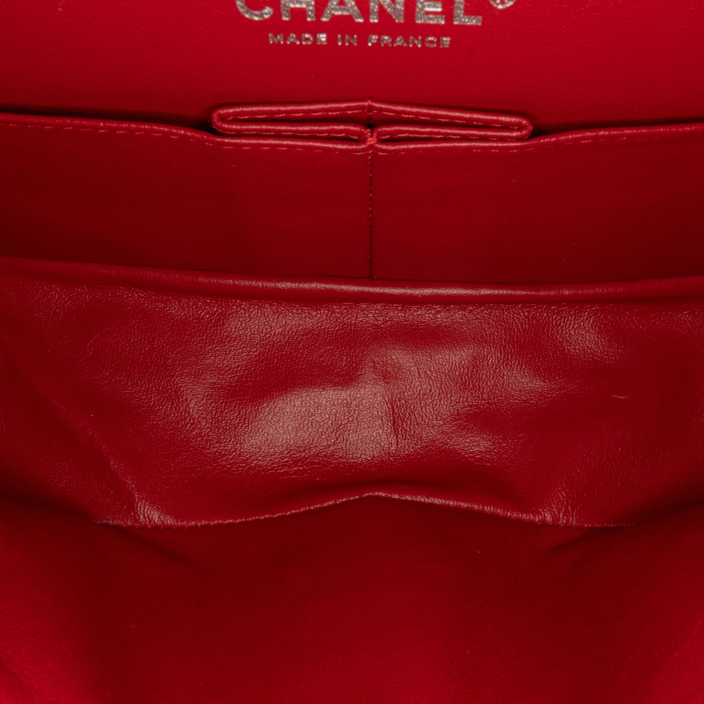 Red Chanel Medium Suede Re-issue 2.55 Double Flap Shoulder Bag