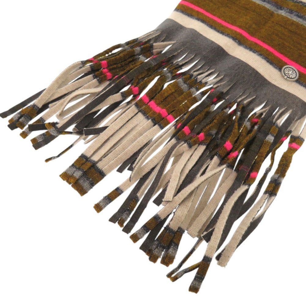 CHANEL Scarf cashmere multicolor