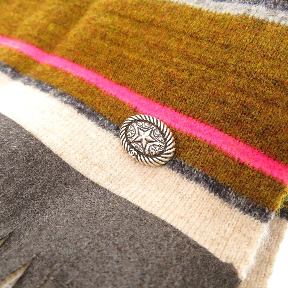 CHANEL Scarf cashmere multicolor