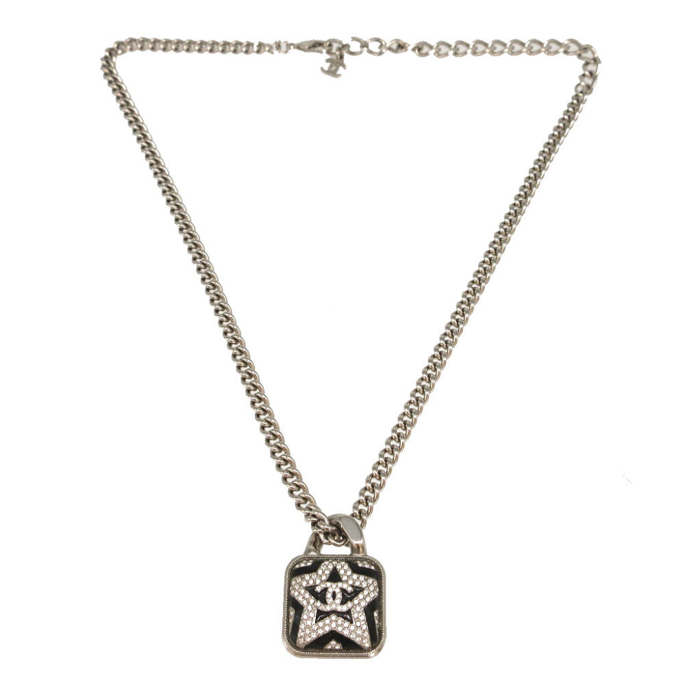 CHANEL Necklace Metal, Stone Silver
