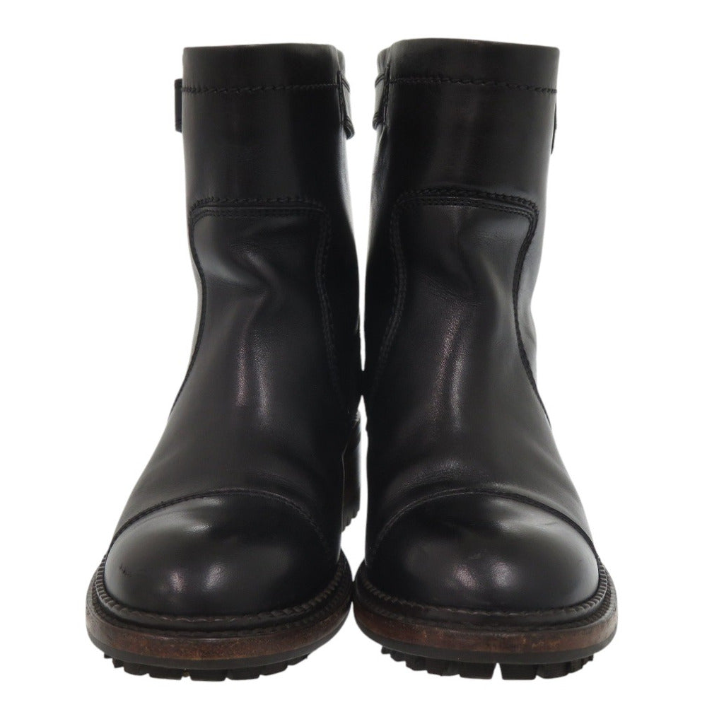 CHANEL boots IG26533C leather black 36