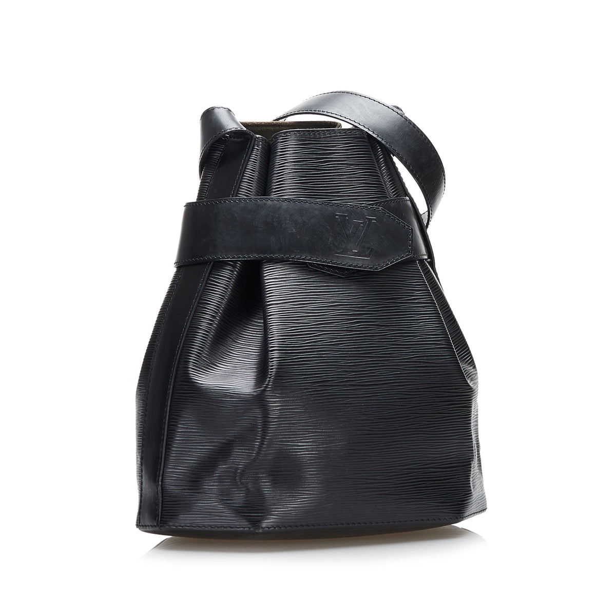 Louis Vuitton Sac D'Epaule Black Epi