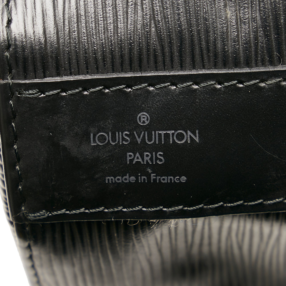 Louis Vuitton Sac D'Epaule Black Epi