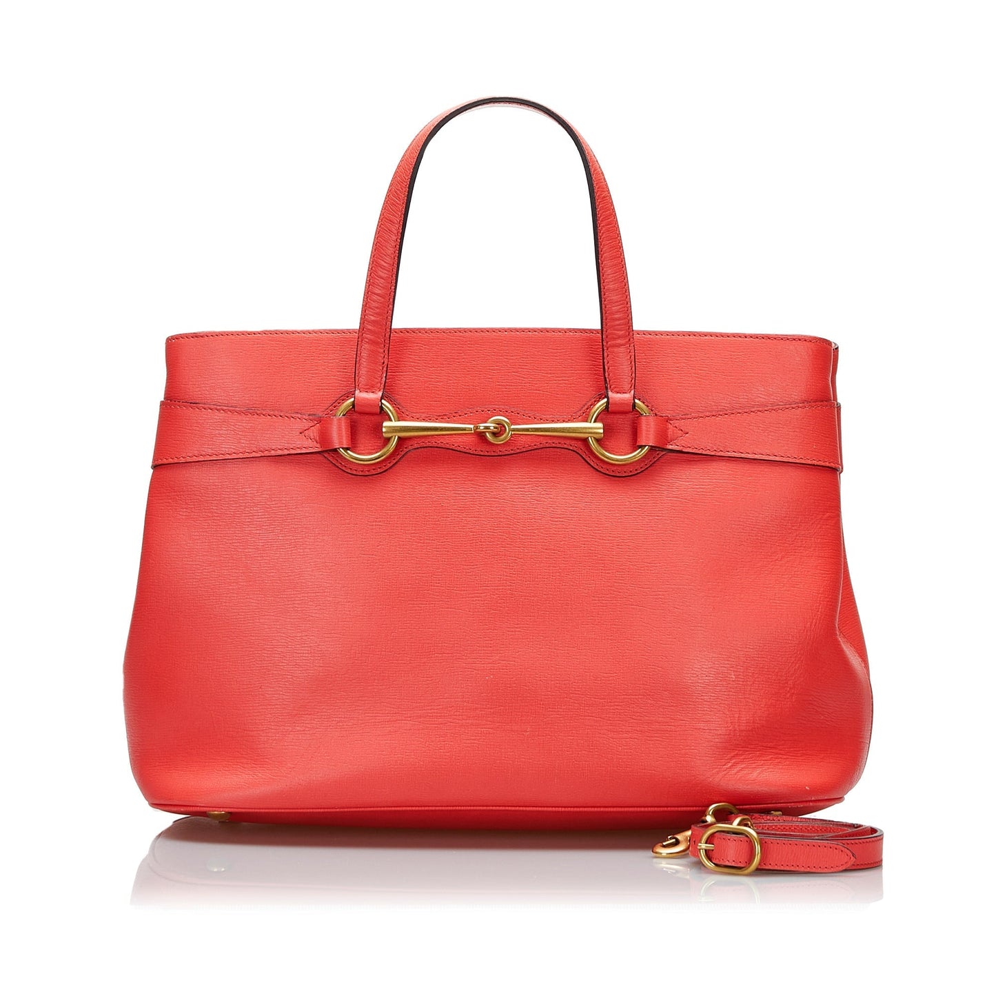 Gucci Bright Bit Orange Leather