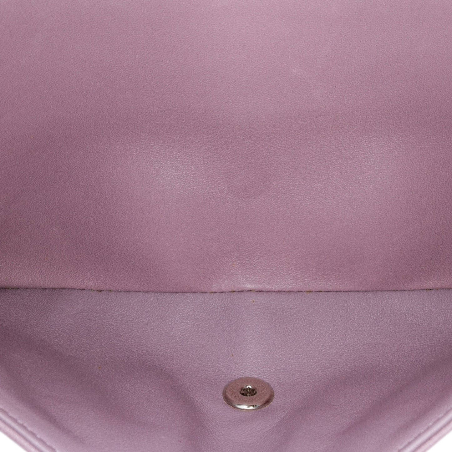 Purple Chanel Jumbo Classic Lambskin Double Flap Shoulder Bag