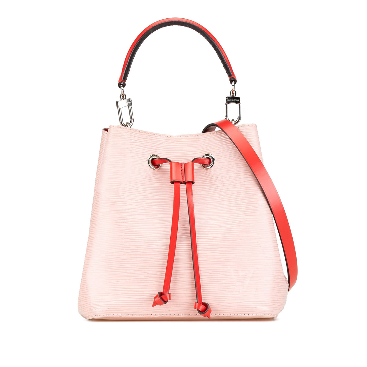 Pink Louis Vuitton Epi Neonoe BB Bucket Bag