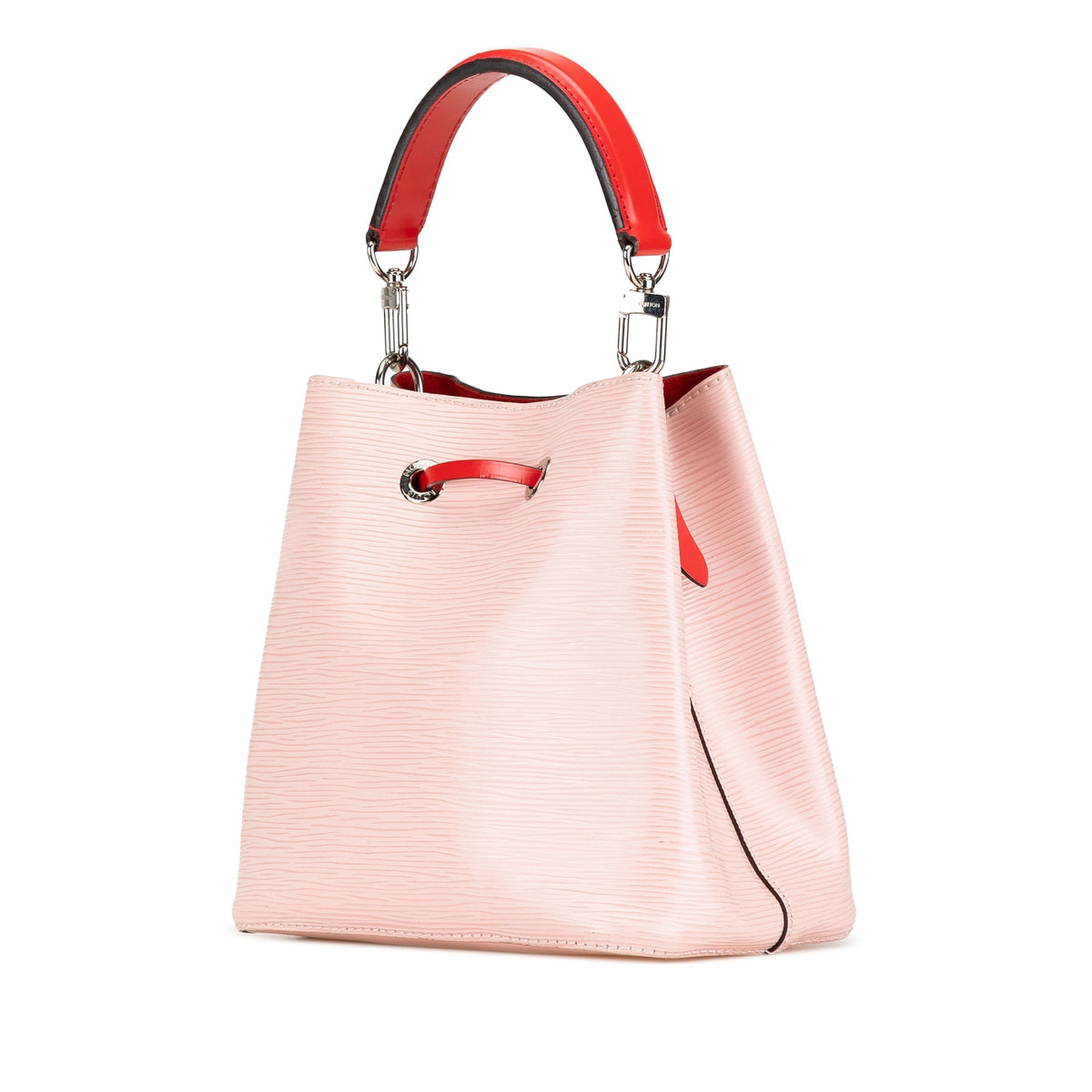 Pink Louis Vuitton Epi Neonoe BB Bucket Bag