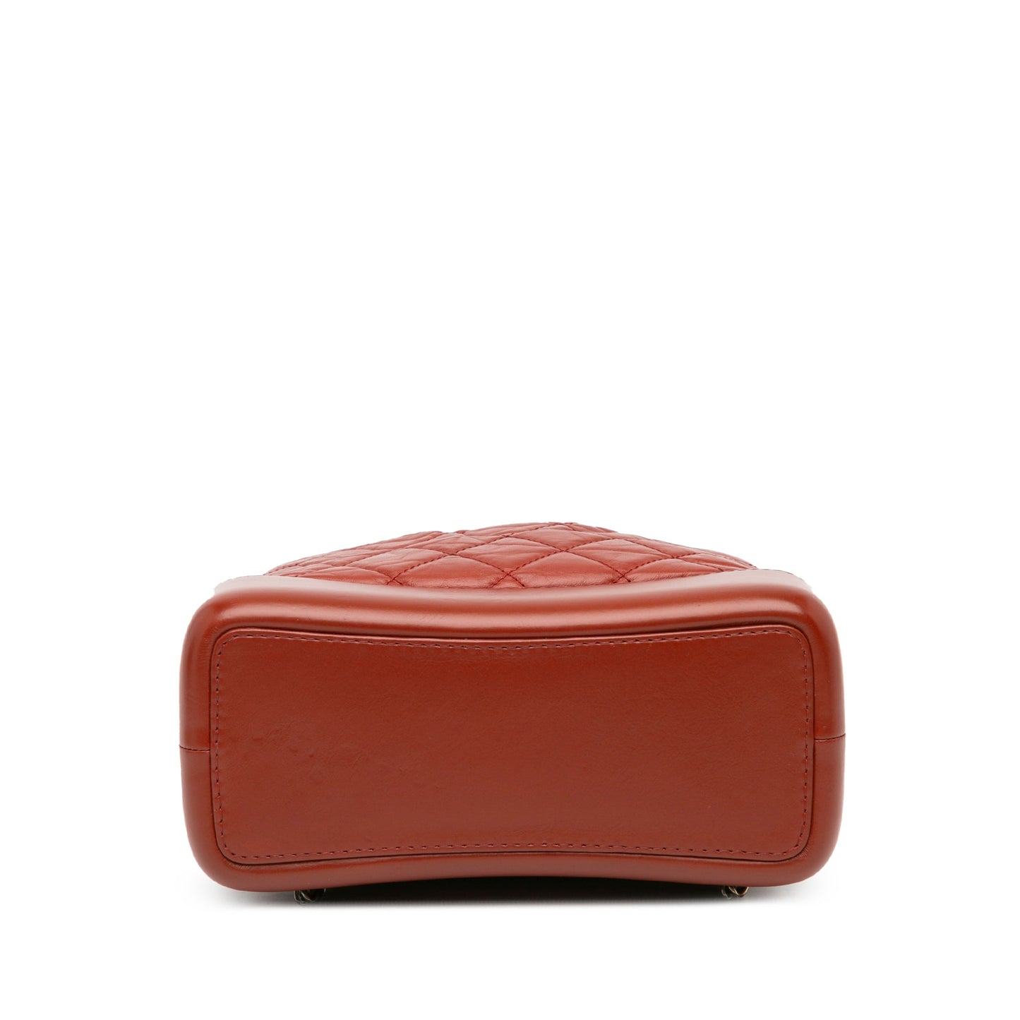 Red Chanel Small Aged Calfskin Gabrielle Backpack