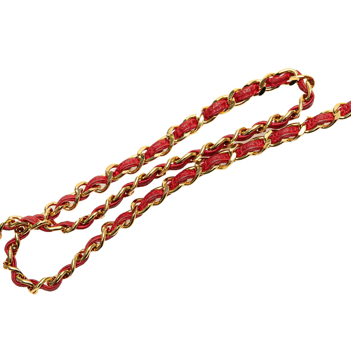 Red Chanel CC Quilted Caviar Chain Camera Bag