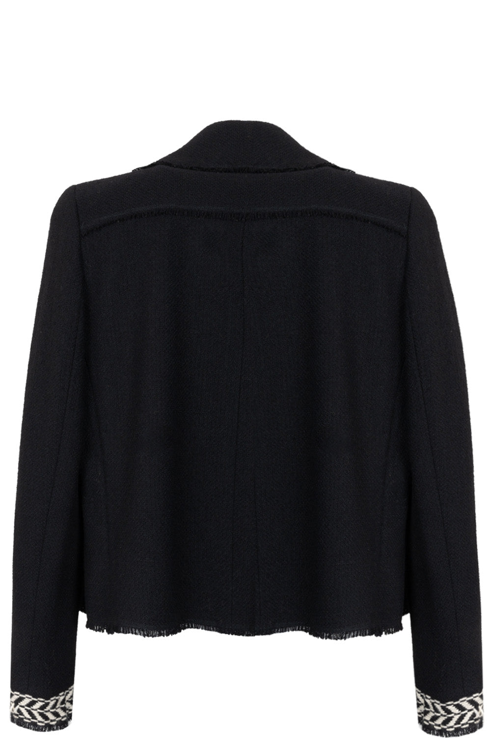 CHANEL Tweed Jacket Black & White