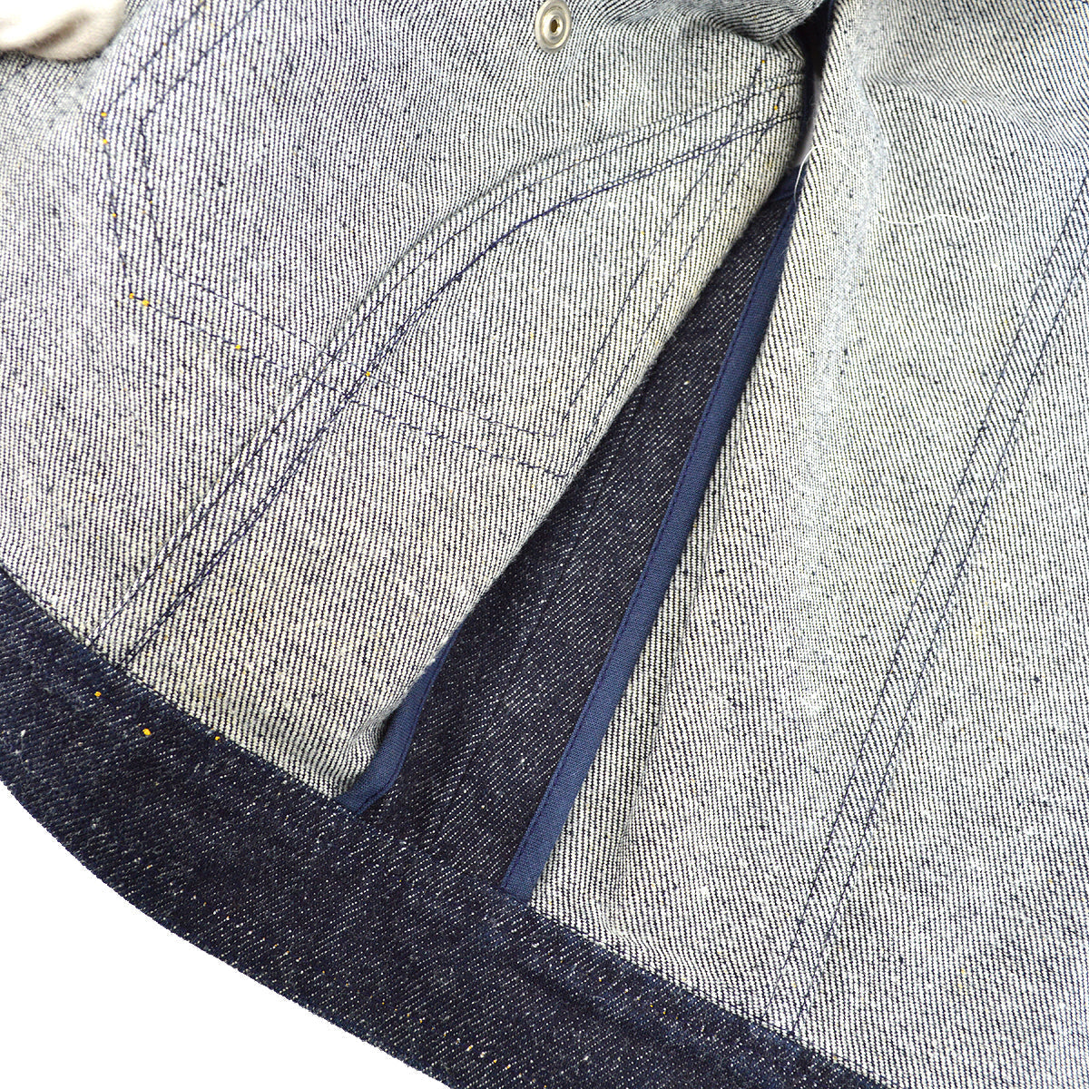 Chanel Sleeveless Vest Denim Jacket Indigo E97 #38