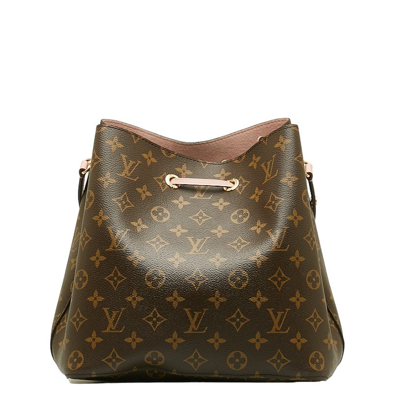 LOUIS VUITTON Louis Vuitton Monogram M44022 Shoulder Bag  Rose Puddle Pink Brown Lady Stirling