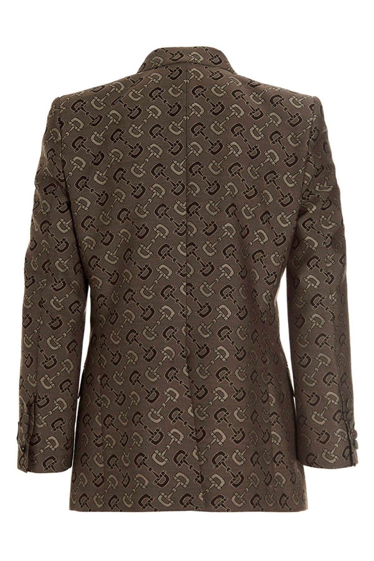 Gucci Men 'Horsebit Maxi' Blazer Jacket
