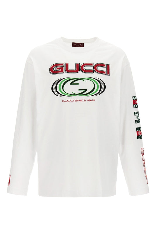 Gucci Men Logo Print T-Shirt
