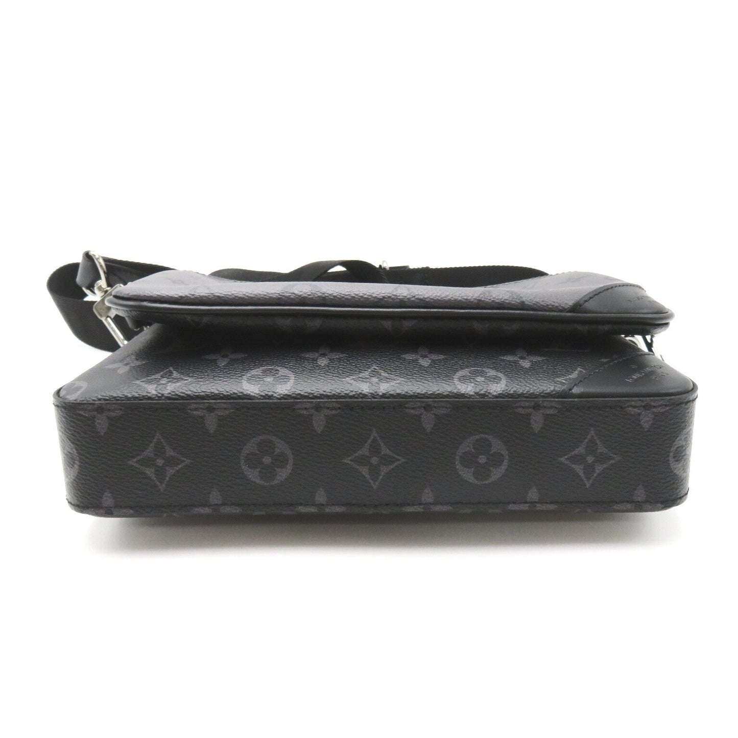 Louis Vuitton Trio Messengers Shoulder Bag PVC Coated Canvas Monogram Eclipse & Monogram Eclipse  Monogram Eclipse Black M69443