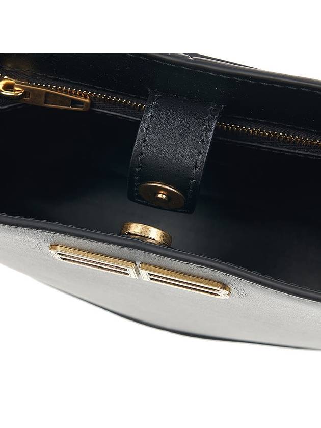 Luxury Balenciaga  Double B Logo Hobo Shoulder Bag Black