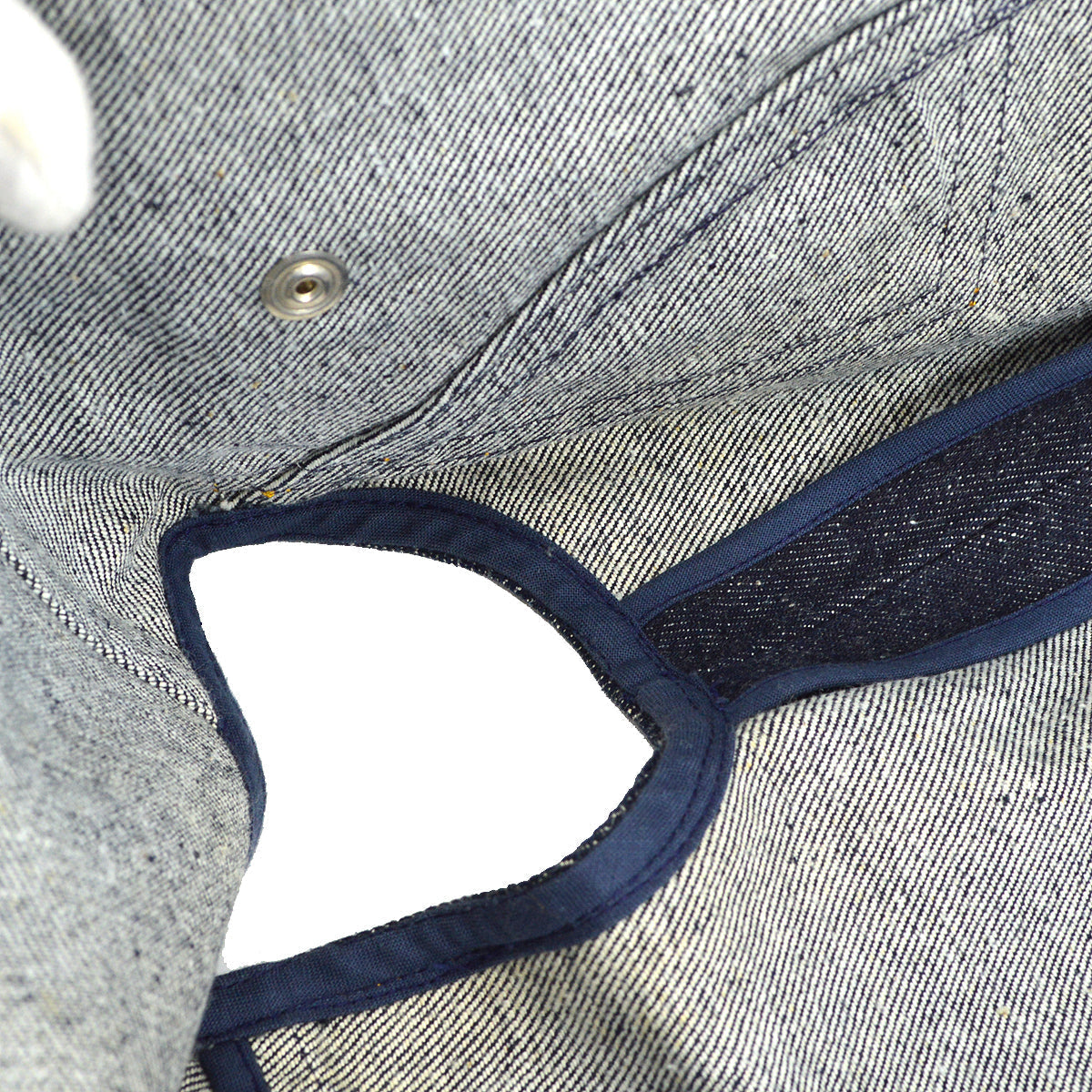 Chanel Sleeveless Vest Denim Jacket Indigo E97 #38