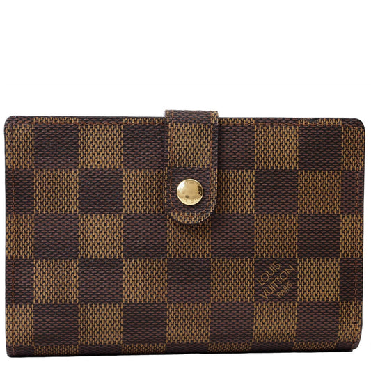 Louis Vuitton Damier Damier Canvas Ebene Wallet (Bi-Fold)