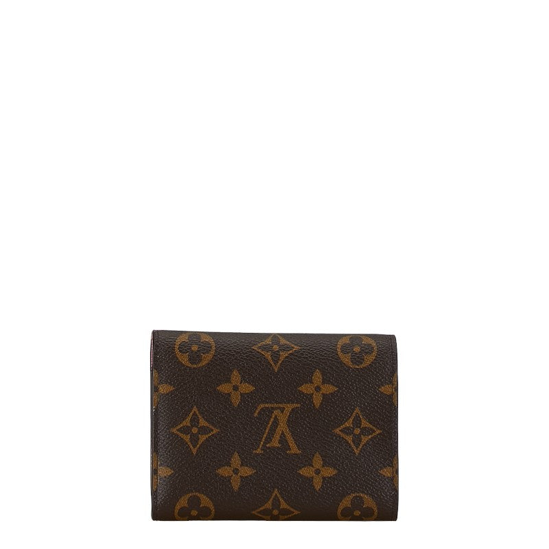 Louis Vuitton Monogram Vivienne Portefolio Victoria Double Fold Wallet M82622 Brown Multicolor PVC Leather  Louis Vuitton