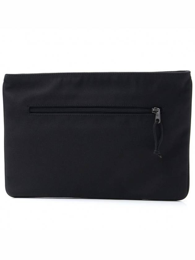 Luxury Balenciaga  Earth Print Nylon Clutch Bag Black
