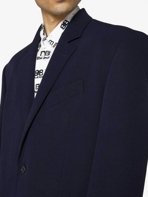 Luxury Balenciaga  Regular Tailored Jacket Navy