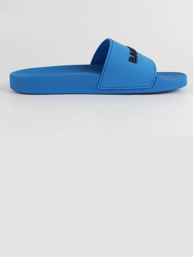Luxury Balenciaga  logo slippers blue 40 250