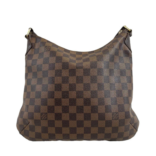 LOUIS VUITTON Excellent Damier Ebene Bloomsbury PM Brown Crossbody Bag