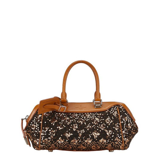 Louis Vuitton Monogram Sunshine Express Ba Handbag M40794 Brown Black Spin-Cool Leather  Louis Vuitton