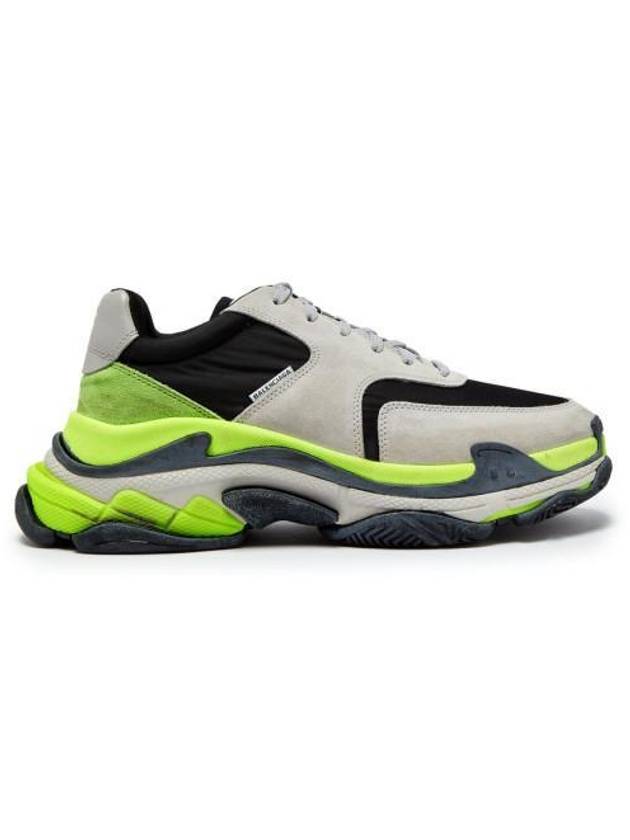Luxury Balenciaga  Triple S Low Top Sneakers Grey Yellow