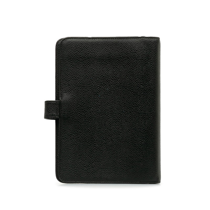 Chanel Coco Agenda MM 6  Handbook Cover Black Caviar S  CHANEL
