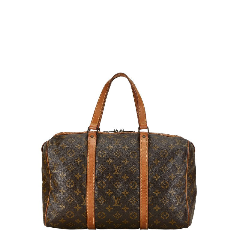 Louis Vuitton Monogram Sacksuple 35 Boston Bag M41626 Brown PVC Leather  Louis Vuitton