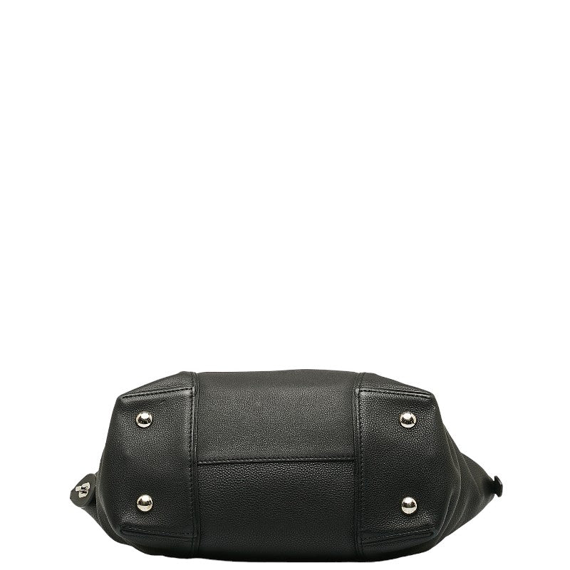 Louis Vuitton Roquette PM Handbag Shoulder Bag 2WAY M50028 Black Leather Lady Louis Vuitton