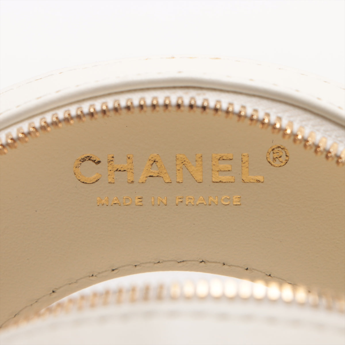 Chanel Rapauza in Chain Shoulder Bag White x Pink G