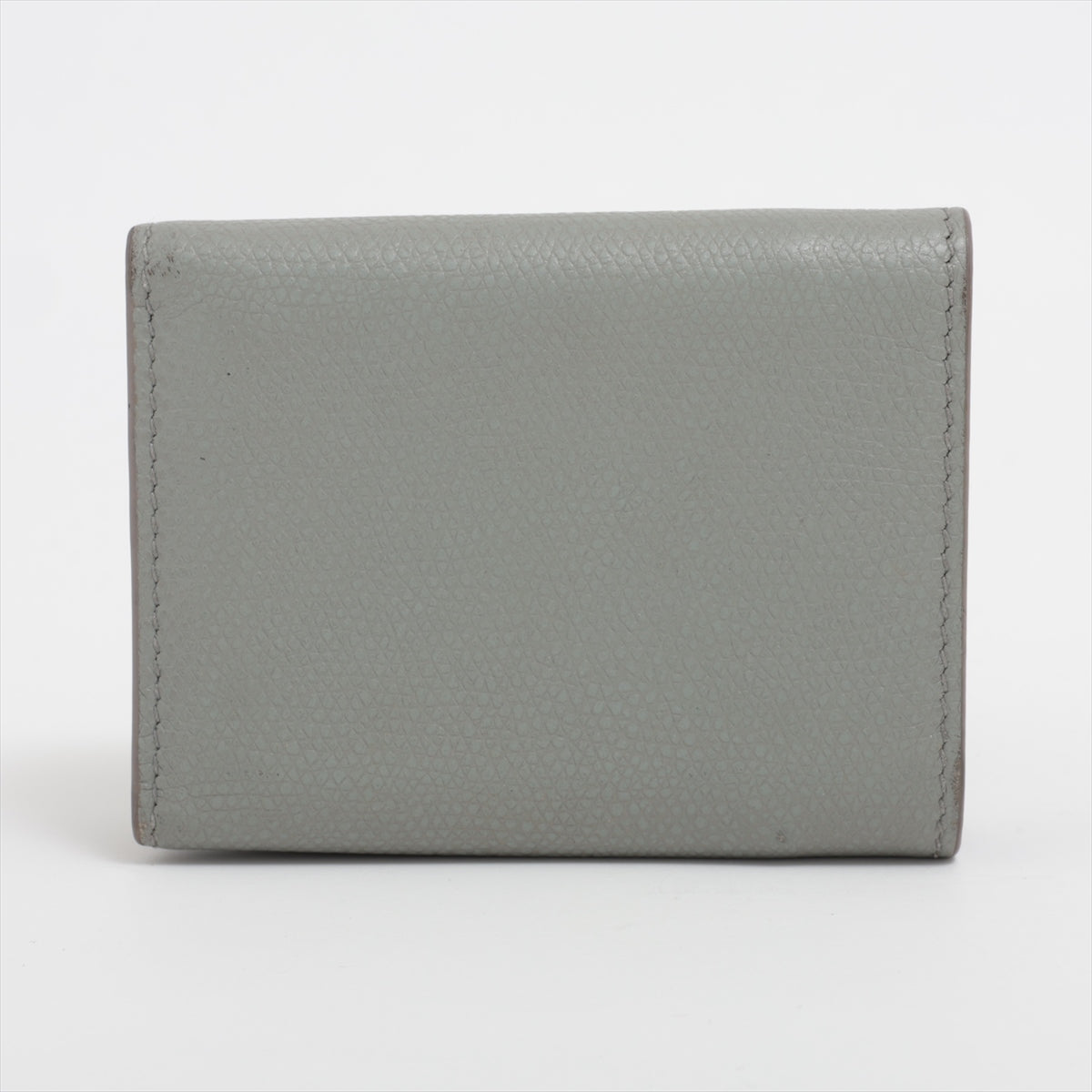 Dior Monterey Leather Compact Wallet Gr ay