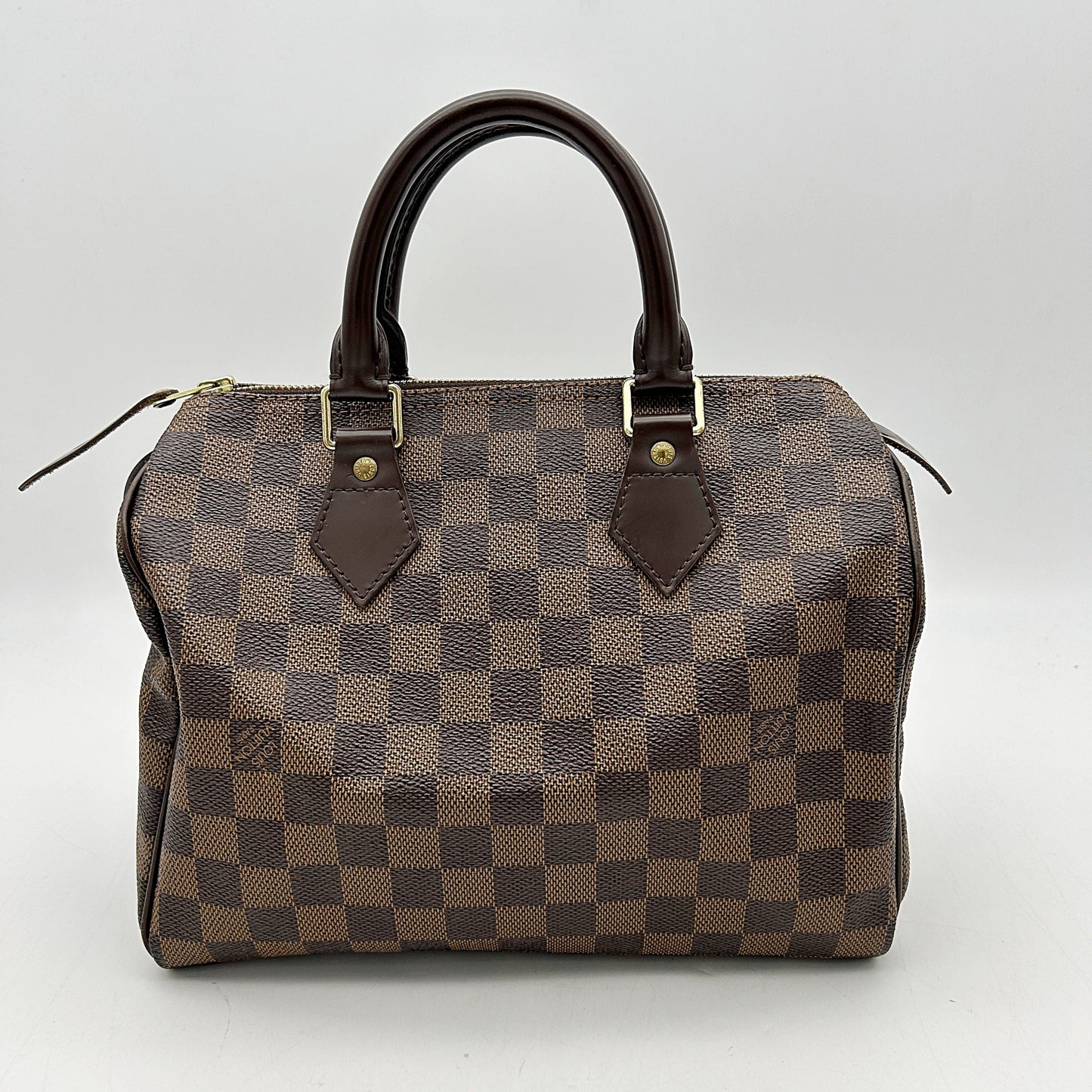 Louis Vuitton Coated Canvas Speedy 25 Vintage - Brown Handle Bags, Handbags B0503FR26D