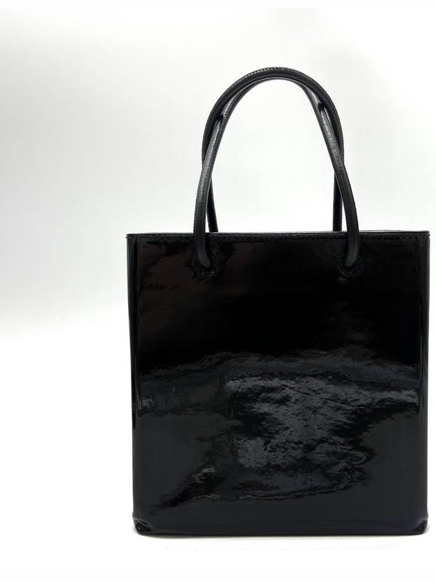 Luxury Balenciaga  Square patent tote bag XXS 572411