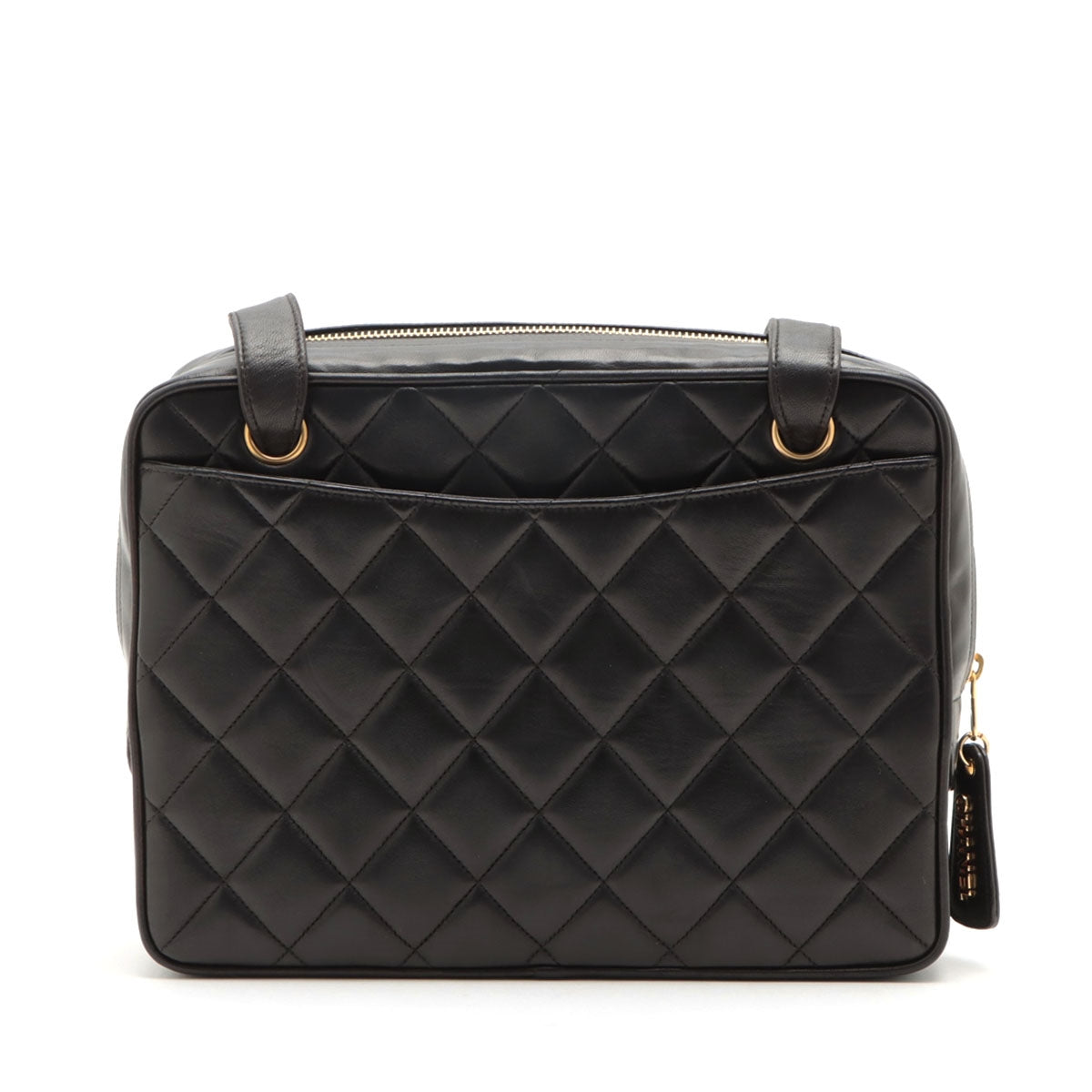 Chanel Lambskin  Shoulder Bag Black G  3rd