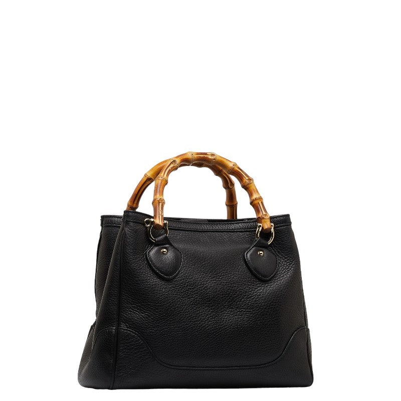 Gucci Bamboo Bag 308360 Black Leather  Gucci