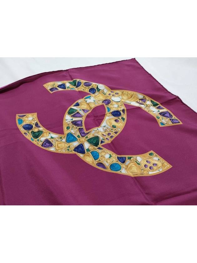 Cuppa pattern scarf Chanel