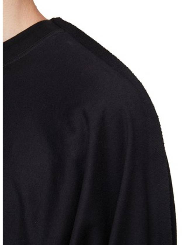 Luxury Balenciaga  Icon Flat Long Sleeve T-Shirt Black