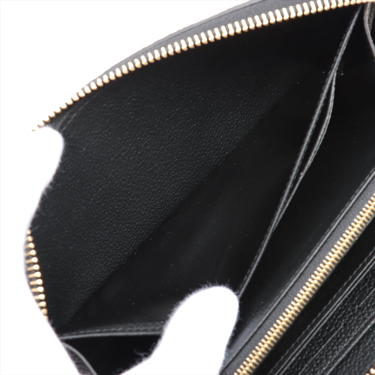 Louis Vuitton Implant Zippy Wallet M61864 Noir Round Zipper Wallet